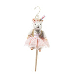 Ballerina mouse ornament (11 cm)