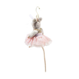 Ballerina mouse ornament (11 cm)