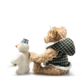 Teddy bear with snowman (23 cm)