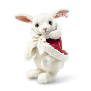 Christmas Rabbit with Wool Cape (22 cm)